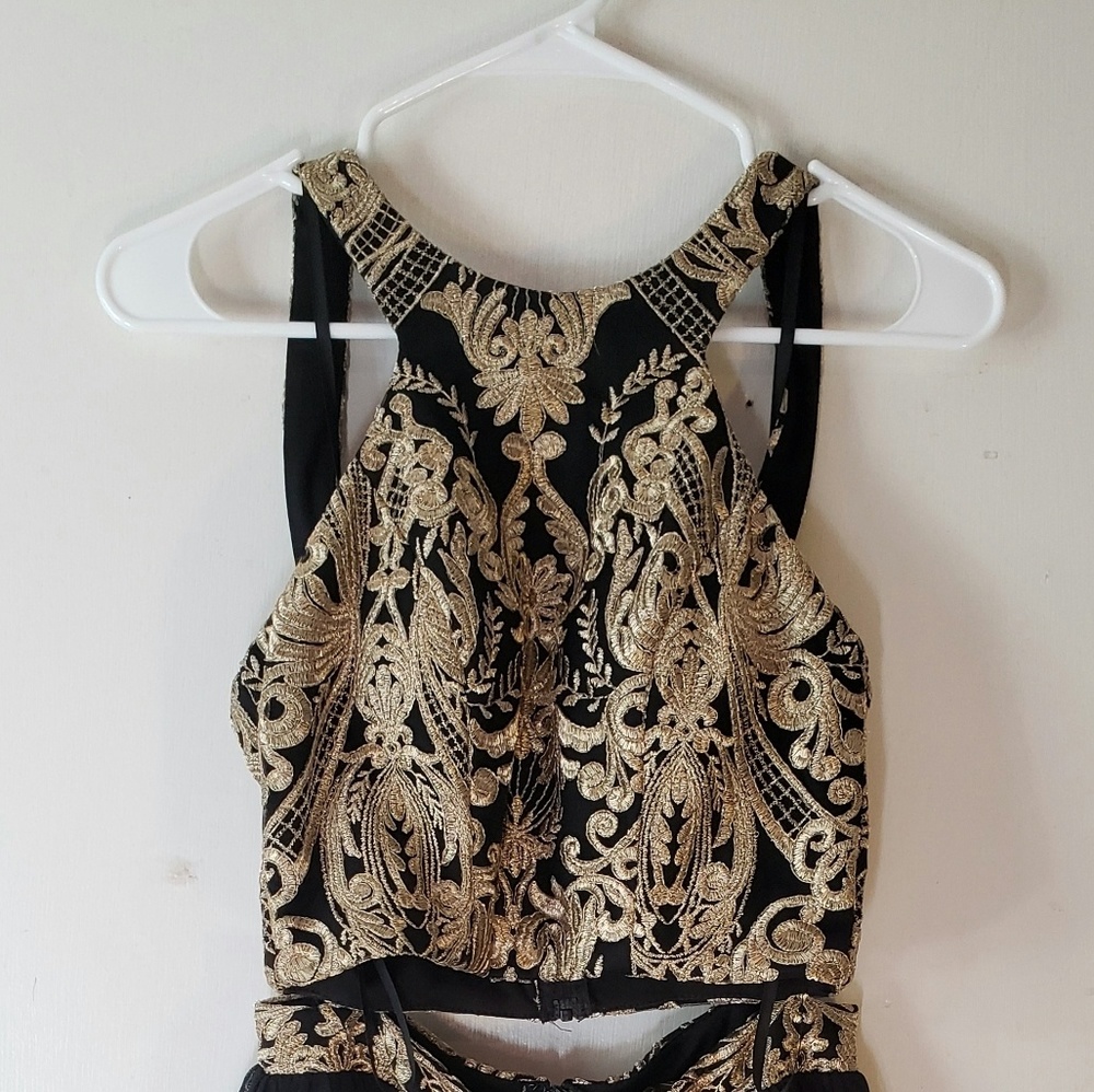 2 piece homecoming dress